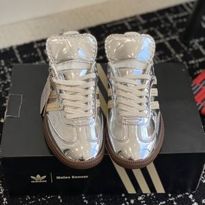 Wales Bonner x Samba 'Silver Metallic Gum' 2023 Adidas IG8181